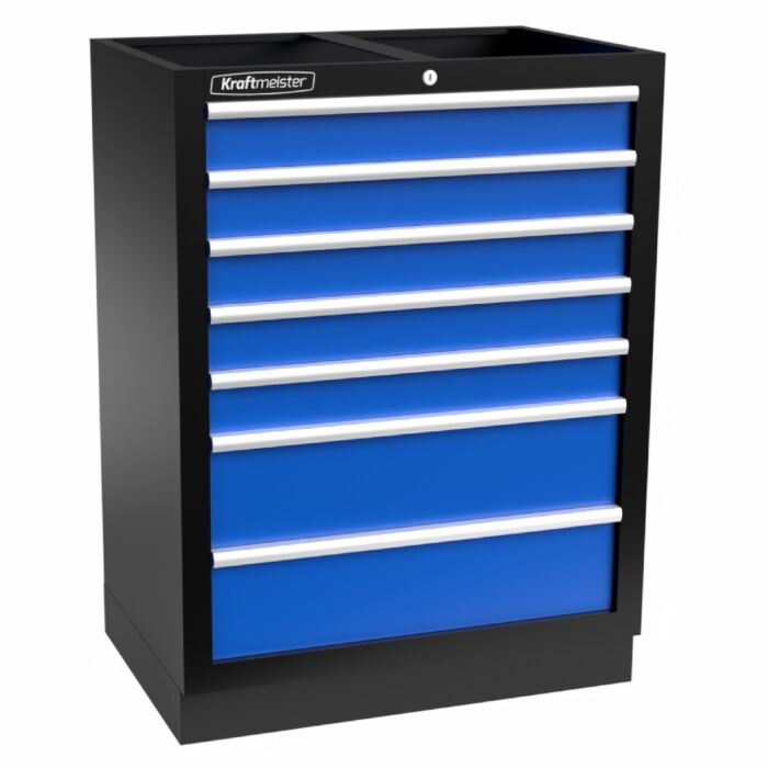 Kraftmeister Standard Werkzeugschrank 7 Schubladen blau