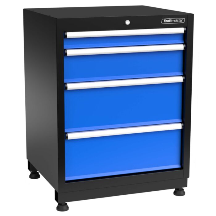 Kraftmeister Premium Werkzeugschrank 4 Schubladen blau