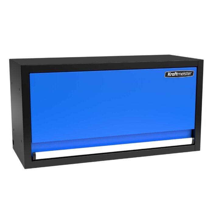 Kraftmeister Premium Wandschrank mit LED blau