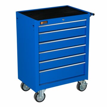 George Tools Werkstattwagen 6 Schubladen blau